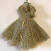 Золотистое платье для куклы принцессы Paola Reina, 32 см